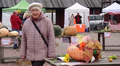 Ventspils Tirgus laukumā ķirbju šovs!